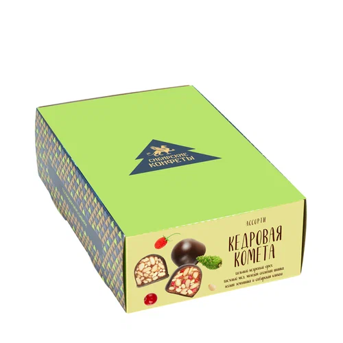  Кедровая комета Ассорти (9429) (классика, клюква, шишка, земляника), 540г   в Златоусте