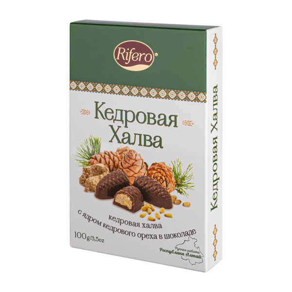 №1 Риф и ко Конфеты "Кедровая халва" 100г   в Златоусте