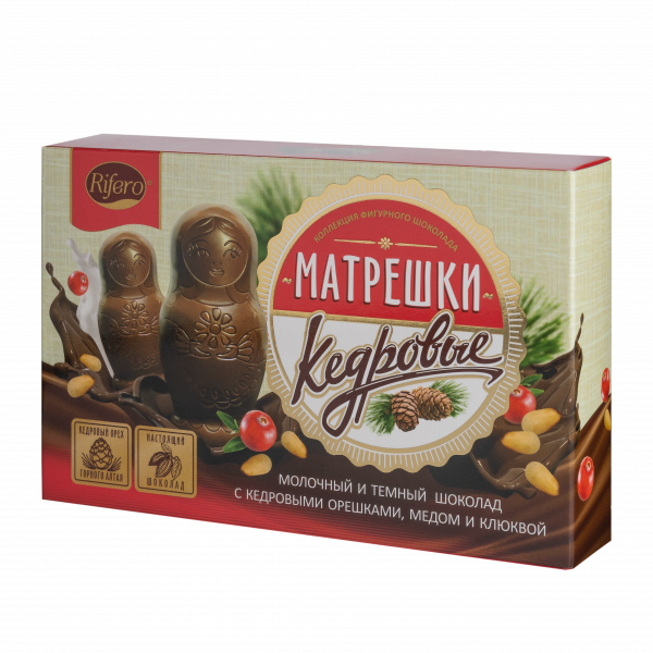 №1 Риф и ко Конфеты "Матрёшки кедровые" 100г           в Златоусте