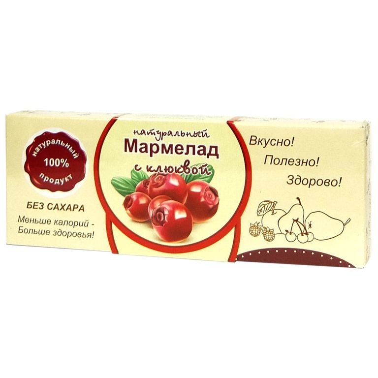  Мармелад натуральный "Клюква" 140г в Златоусте
