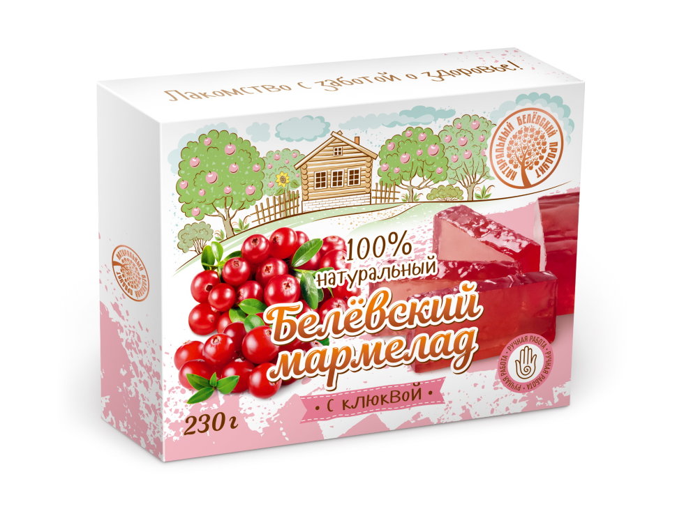  Мармелад белевский "Клюква" 230г в Златоусте