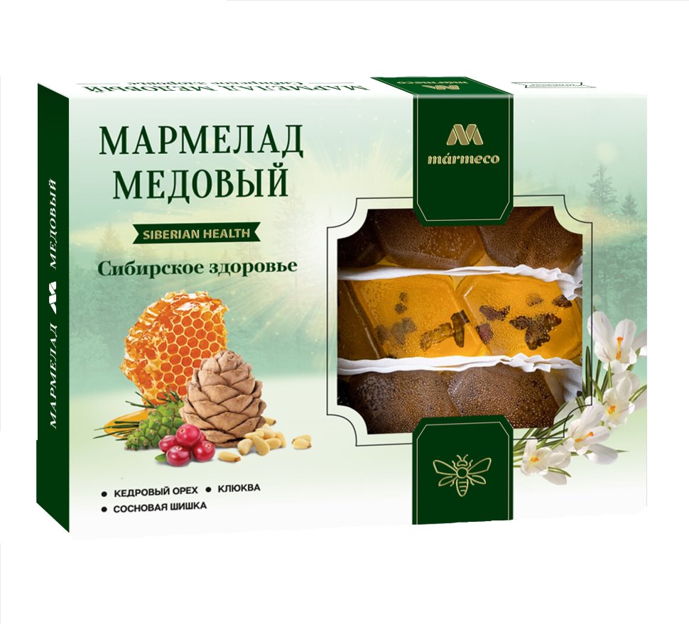  Мармелад медовый "Сибирское здоровье" без сахара 200г  в Златоусте